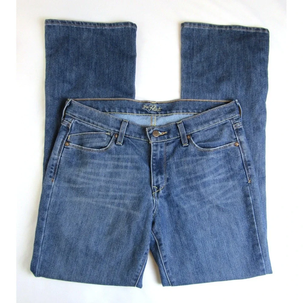 Old Navy Jeans The Flirt Boot Cut Mid Rise Women's Size 10 Inseam 33